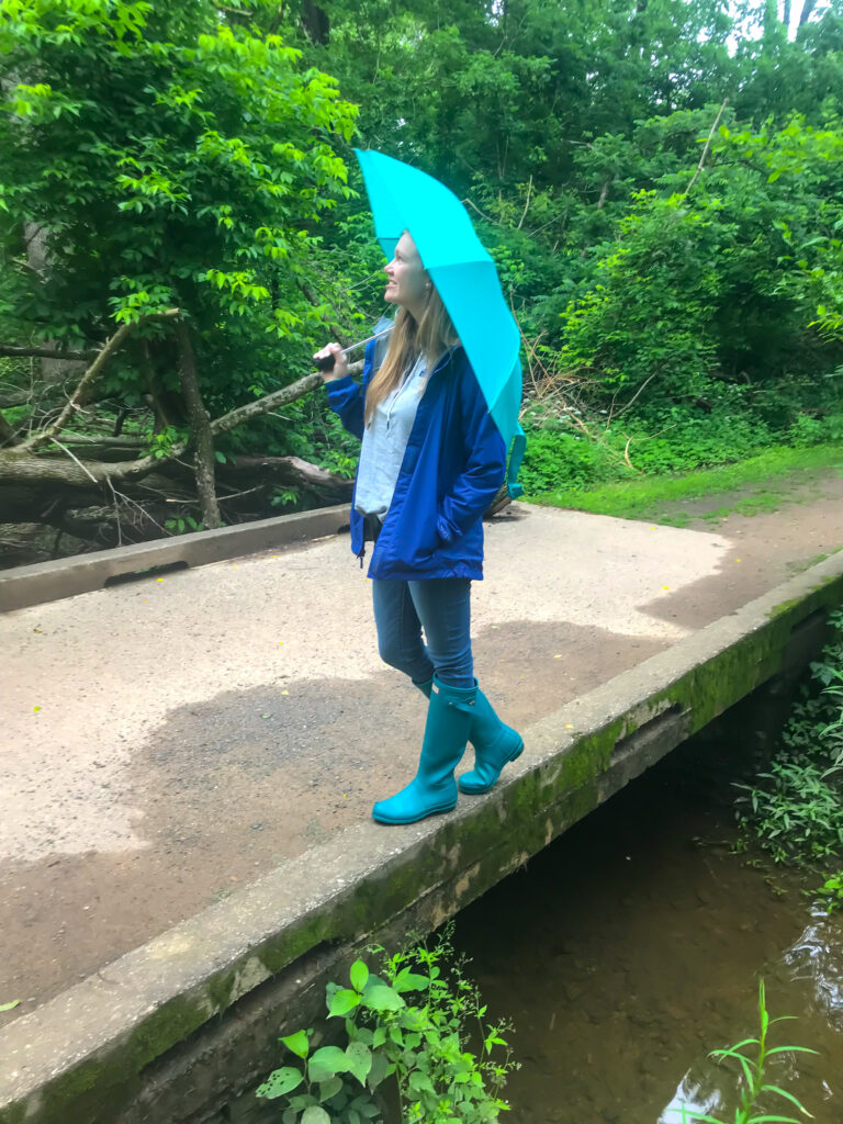 Styling Hunter Boots With Other Rain Gear