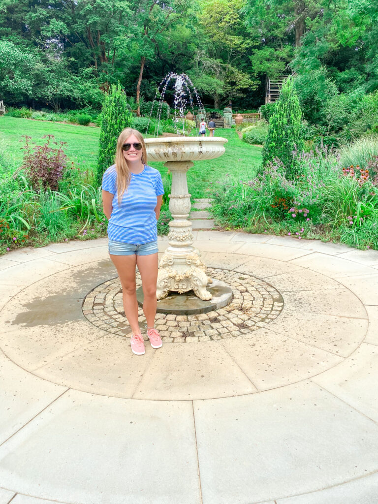 Morris Arboretum of the University of Pennsylvania fountain