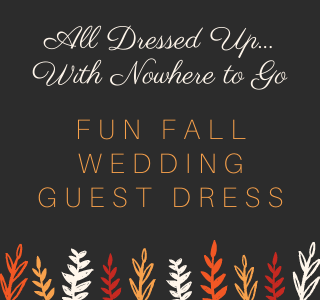 fall wedding guest dress