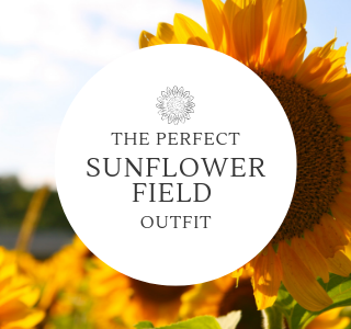 the perfect sunflower field outfit
