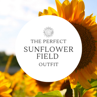 the perfect sunflower field outfit