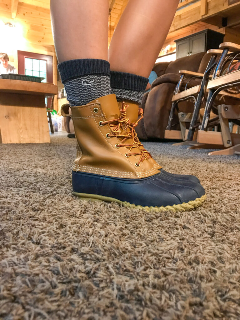 Fall Uniform with LL Bean Boots