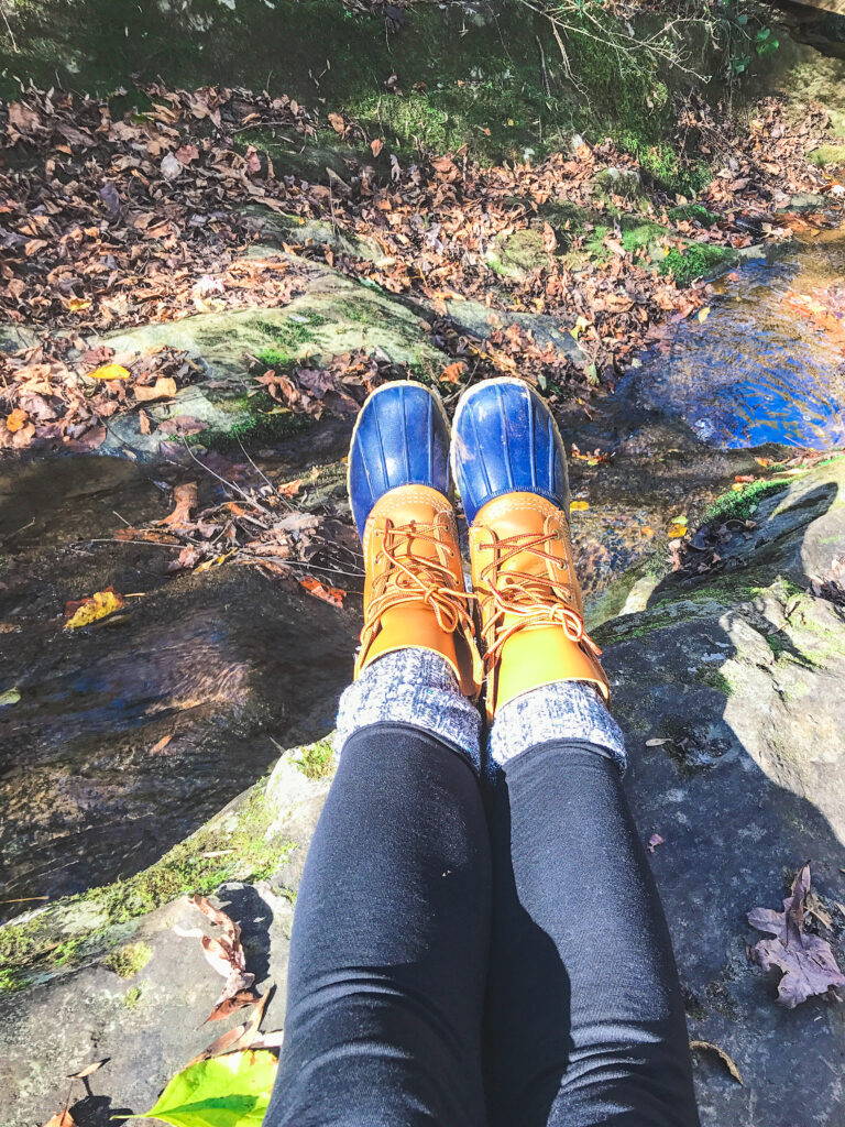 How to Style L.L. Bean Boots with leggings 