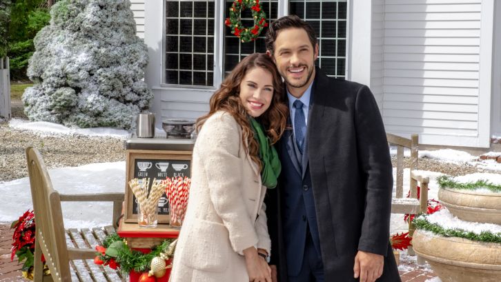 Still from Hallmark's Christmas at Pemberley Manor. Hallmark Christmas Movie Style.